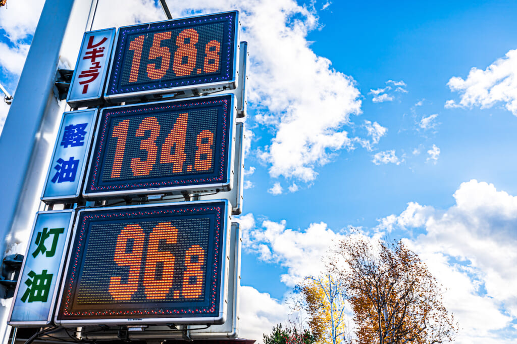 ガソリン価格の表示