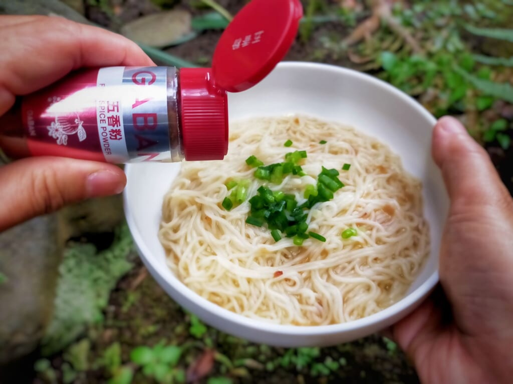 麺線と五香粉