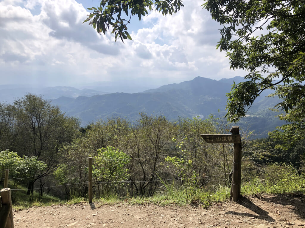 宝登山頂上からの風景