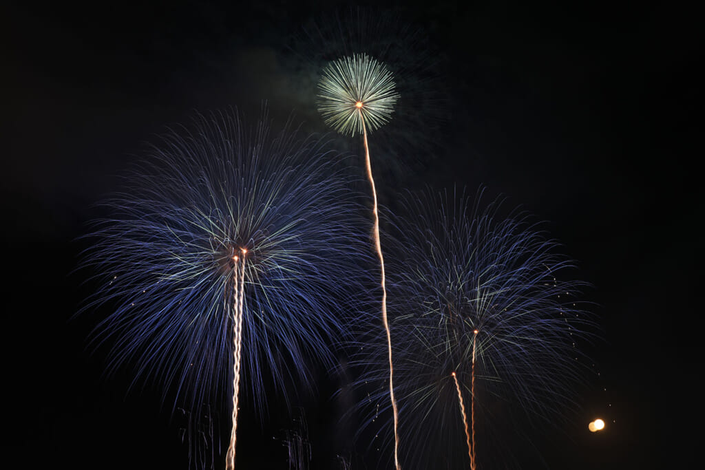 大洗海上花火大会 ふるさと納税フェスティバルの打ち上げ花火