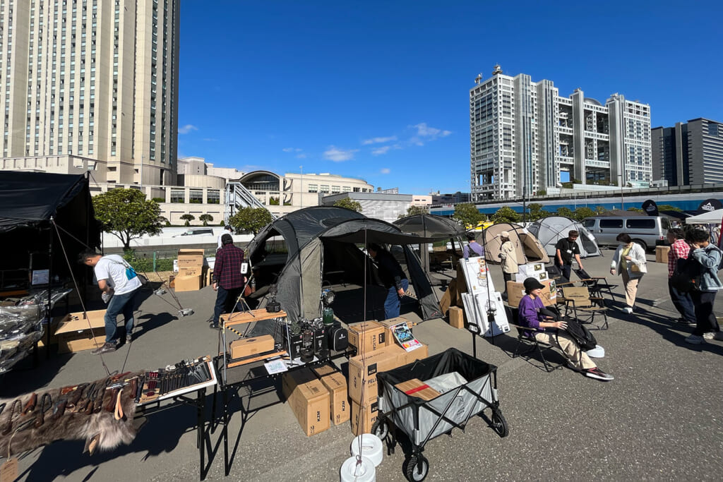 TOKYO OUTDOOR MARKET 2023の出展ブース