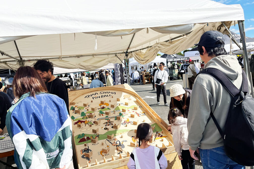 TOKYO OUTDOOR MARKET 2023のピンボール体験