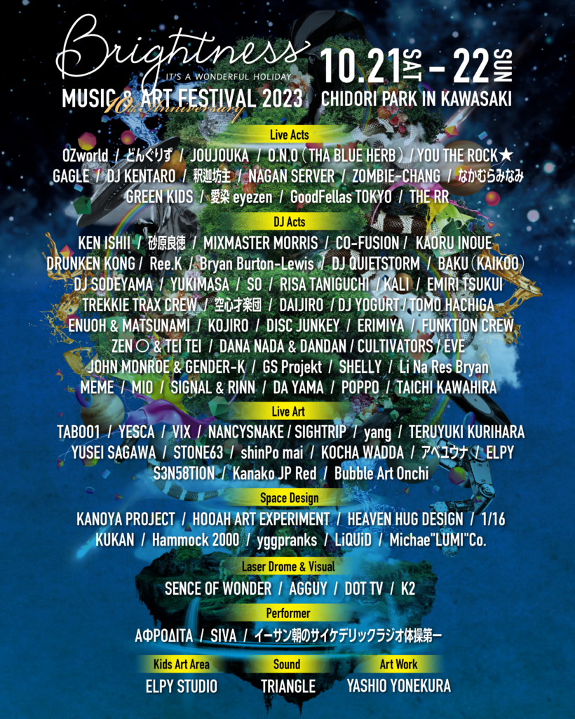 Brightness – Music & Art Festival 2023 – 10th Anniversary -