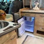 【画像】来場者から熱視線！　ペットと一緒に旅ができる可愛すぎで快適なバンコンバージョン 〜 画像1