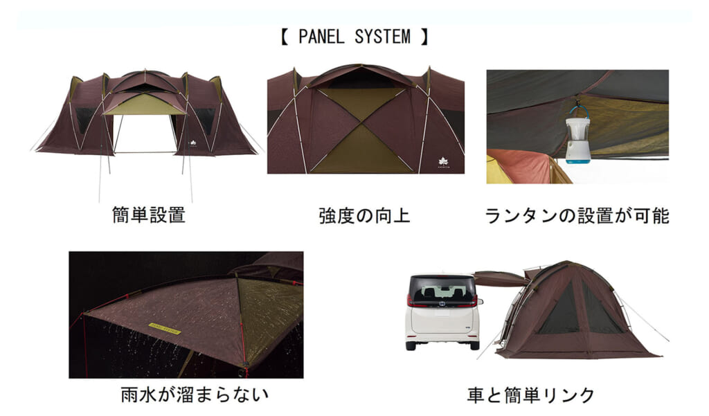 ロゴスのプレミアム エーコン PANEL EVER DOME L