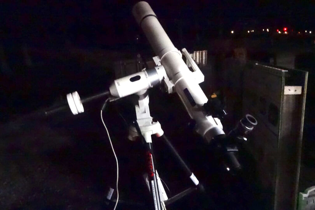 ヒュッテ入笠の天体望遠鏡