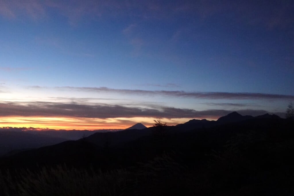 入笠山からの富士山