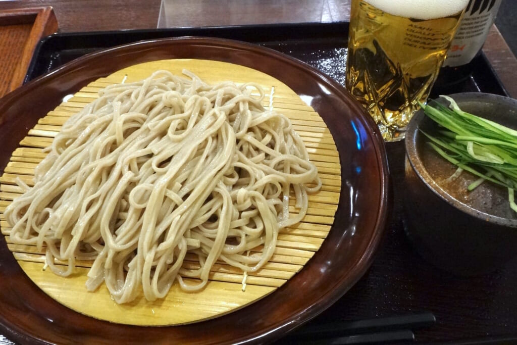 ゆーとろん水神の湯のくるみ蕎麦