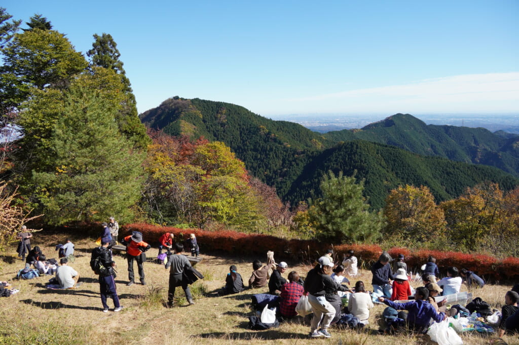 長尾平からの見晴らしの良い景観