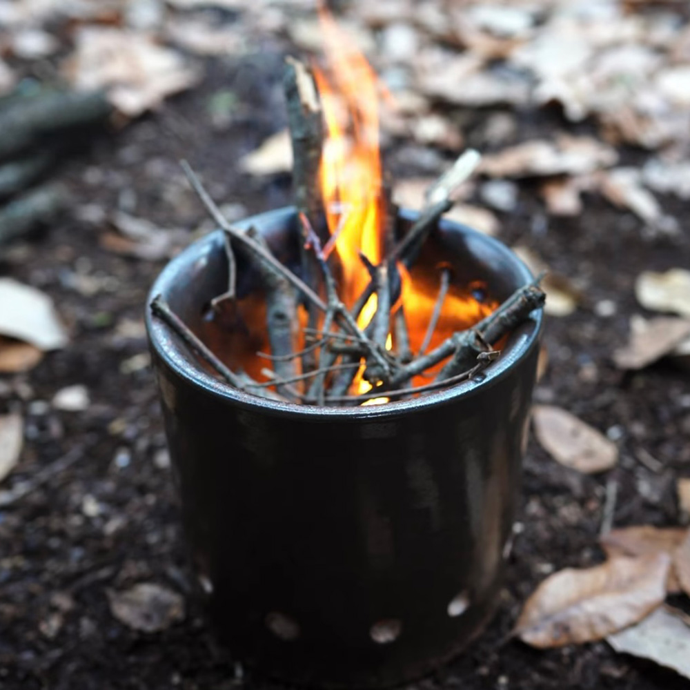 アドベントの焚き火鉢
