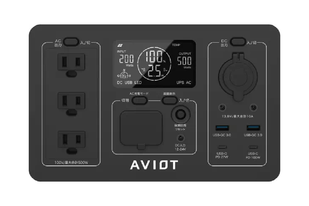AVIOTのポータブル電源PS-F500