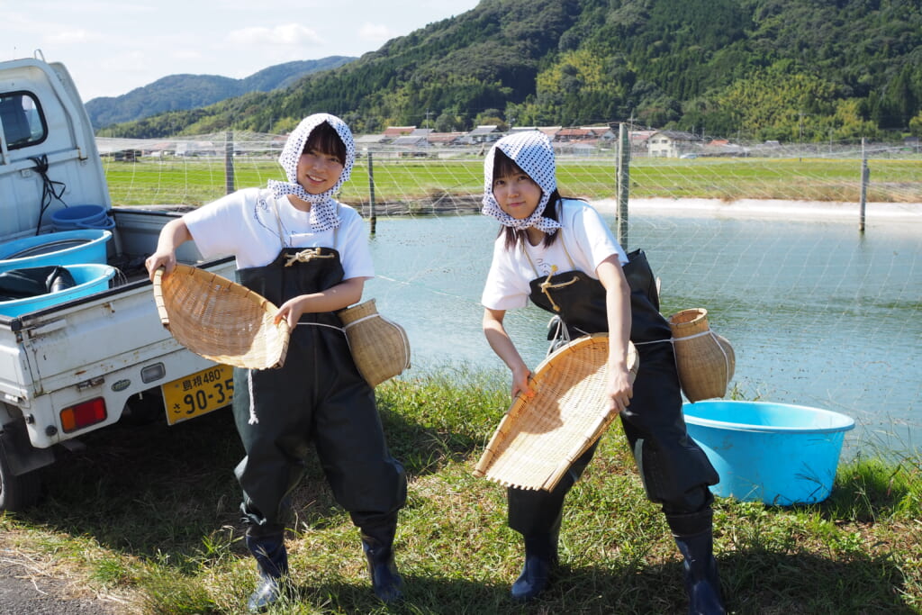 姫乃たま 里咲りさ どじょうすくい 島根県