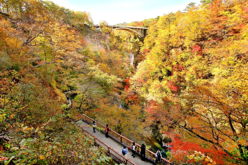 鳴子峡の紅葉