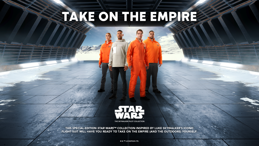 冬のアウトドアにはこれを着て立ち向かえ！ 「スター・ウォーズ」と