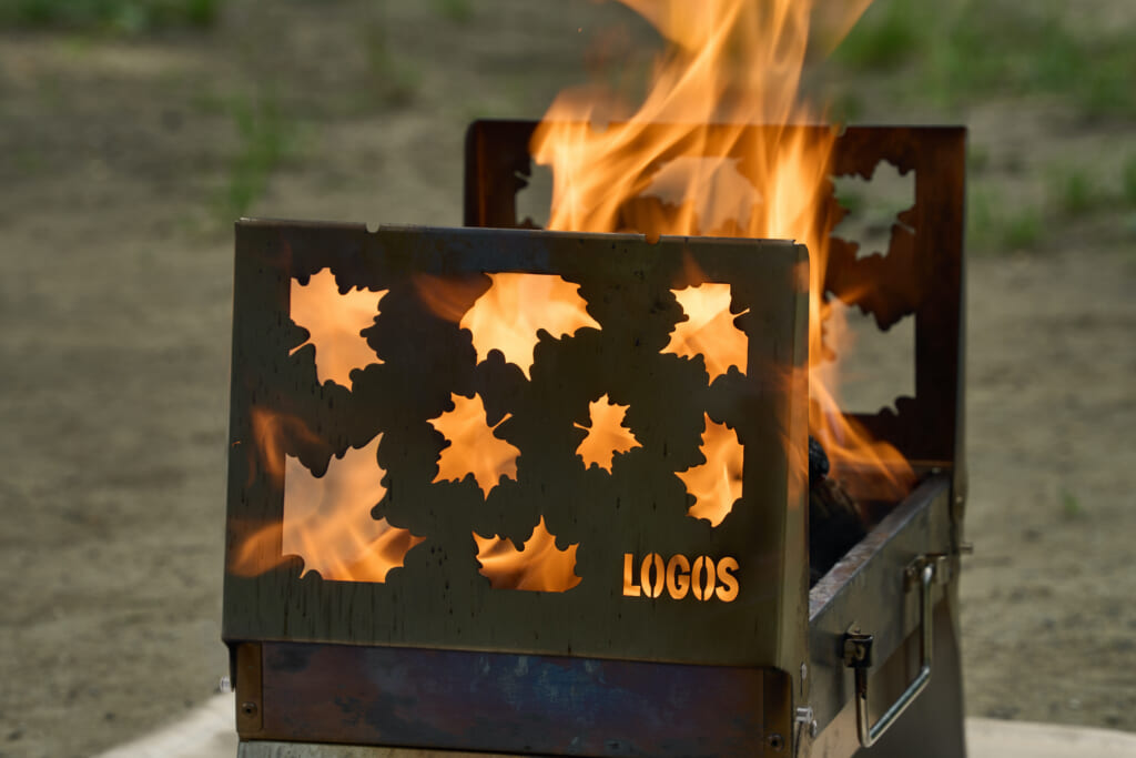 LOGOSのたき火BBQベース