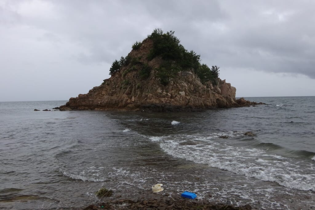 満潮時の女郎島