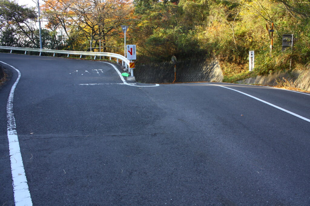 幸谷峠あたりの道のり