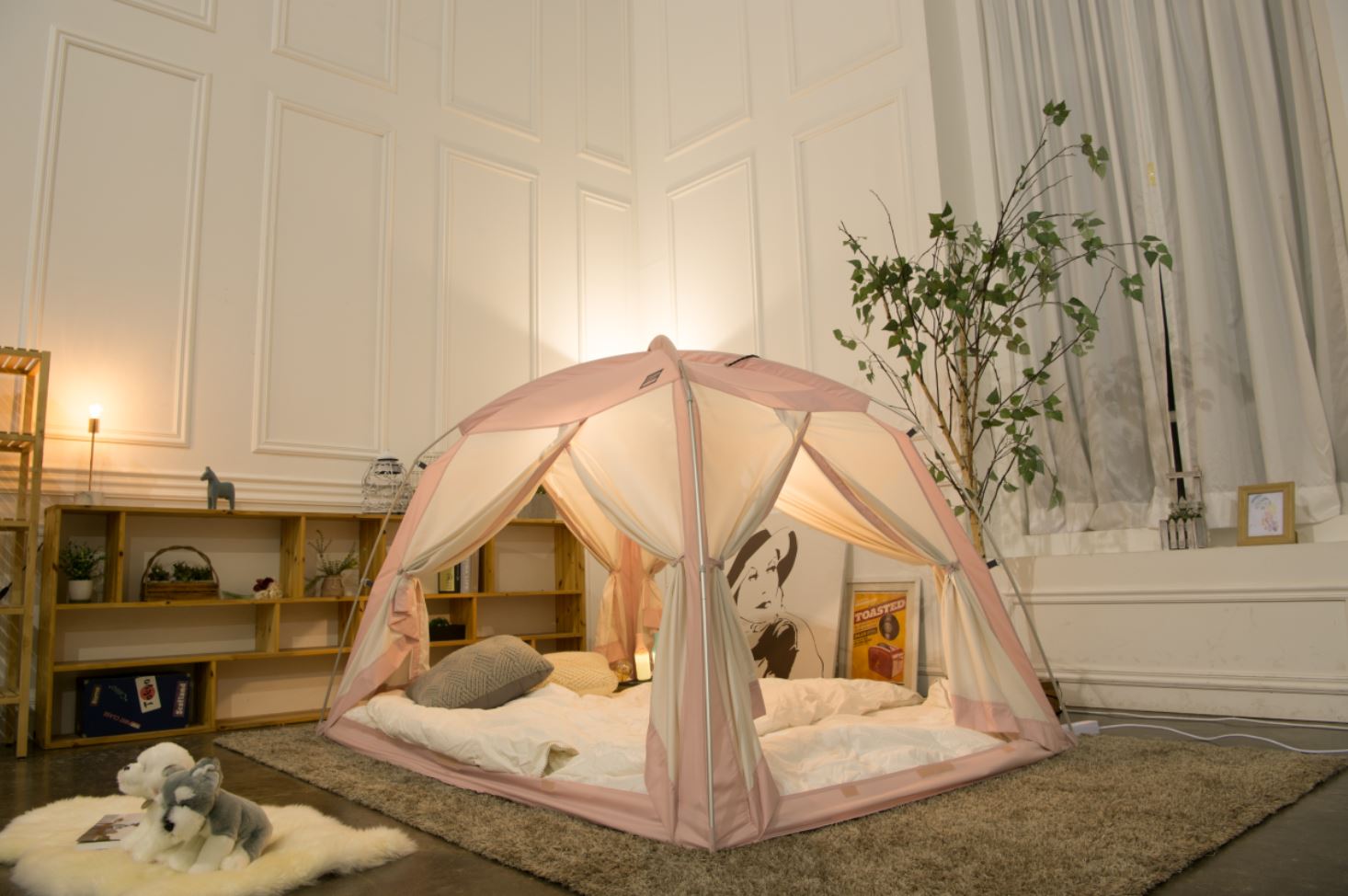 おうちでキャンプ気分を満喫！ 子どもの寝具にもなる韓国生まれの