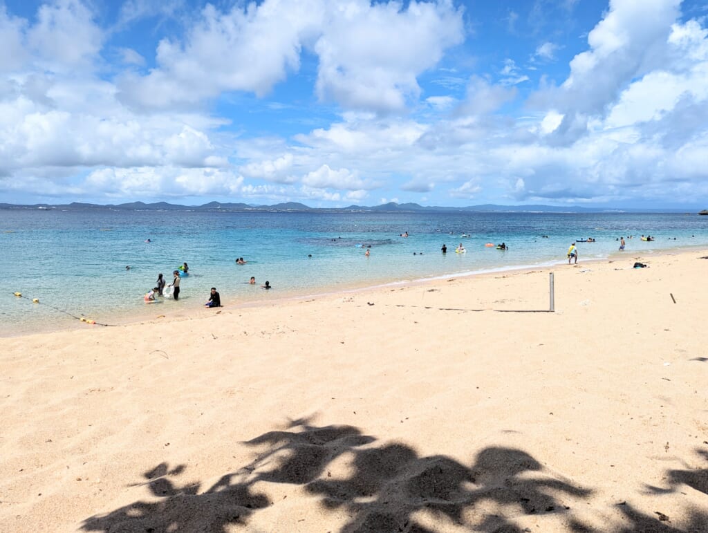 賑わう海水浴場