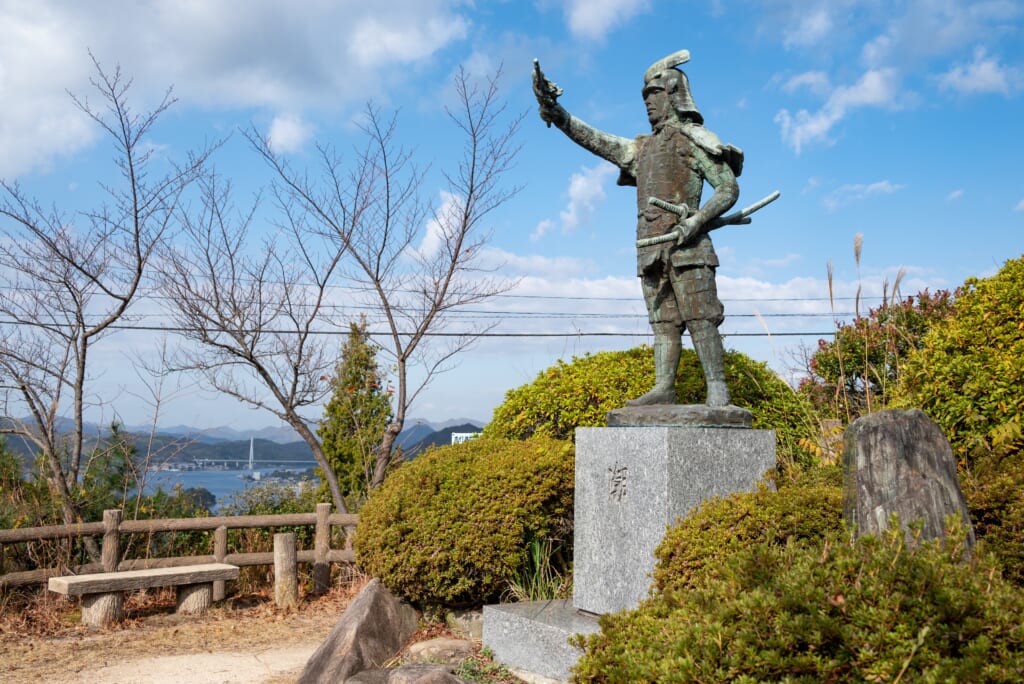 因島村上水軍の銅像