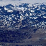 宇宙から見たヒマラヤ山脈