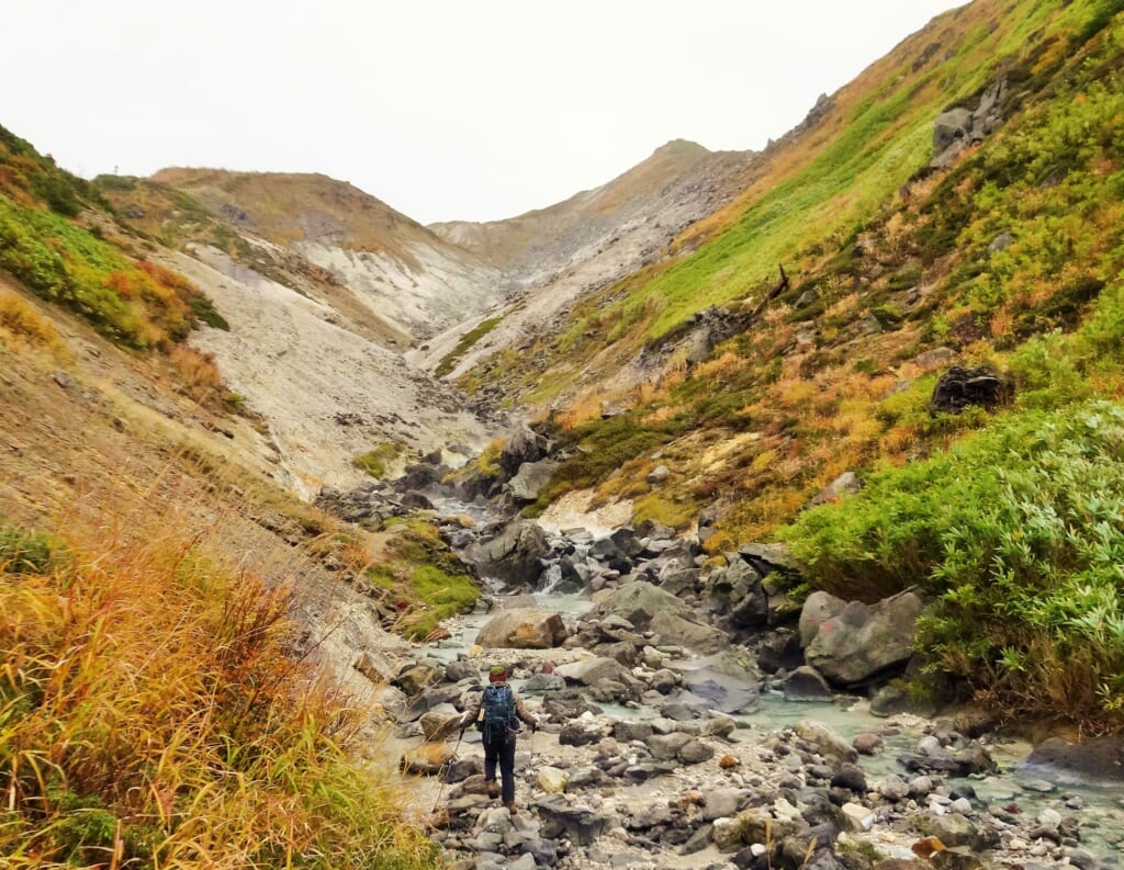 硫黄取りの湯　下流