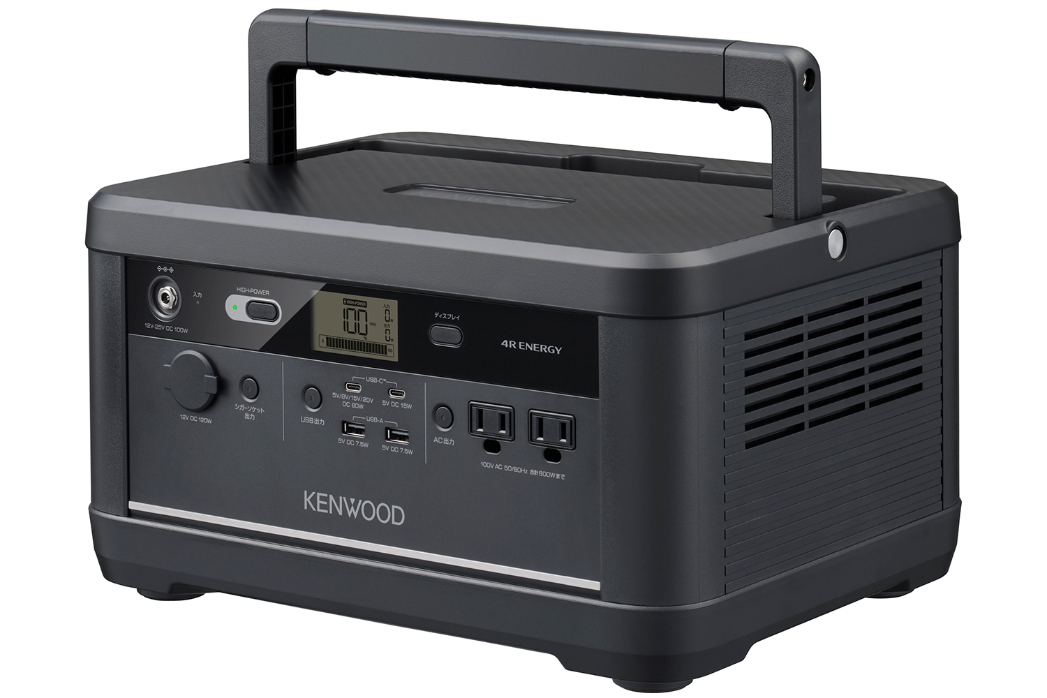 電気自動車の再生バッテリーを利用！「KENWOOD」が非常用電源としても