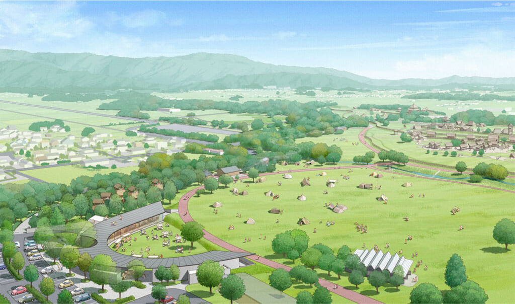 2025年に開業予定の吉野ヶ里歴史公園内の直営キャンプフィールド