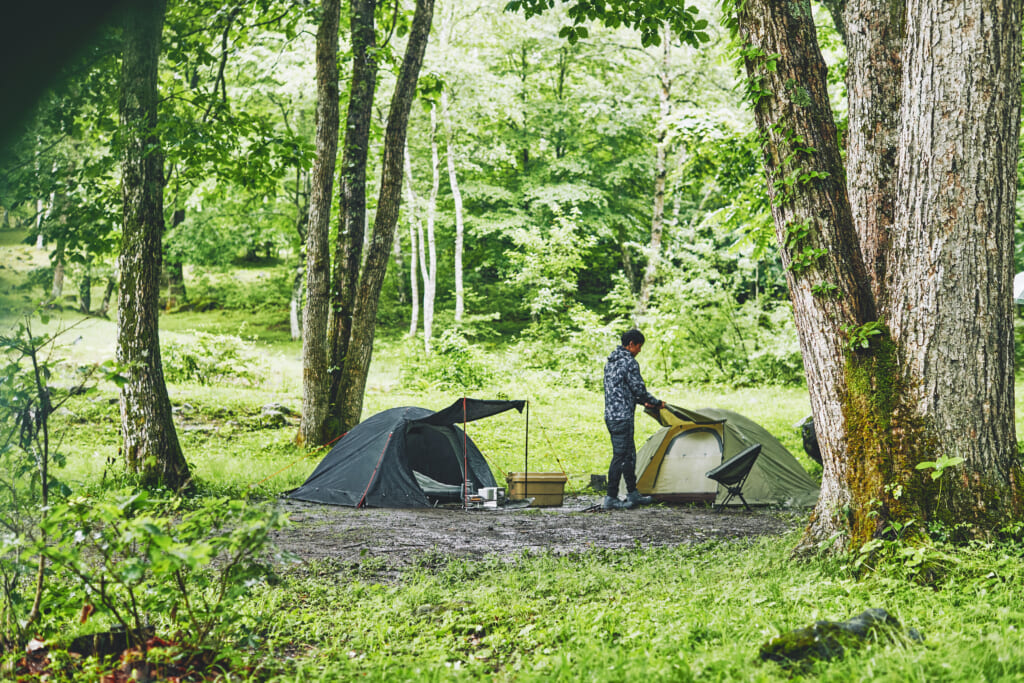 ひとり時間を大切にしたいソロキャンプにおすすめ！ ワークマンのヨコ  