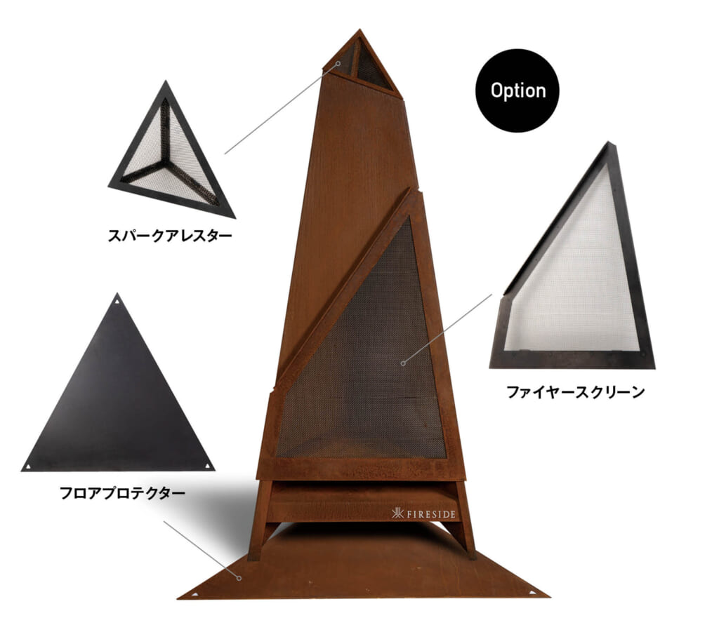 ファイヤーサイドのTipi