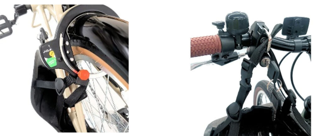 Naturalseasonの自転車のヘルメットホルダー