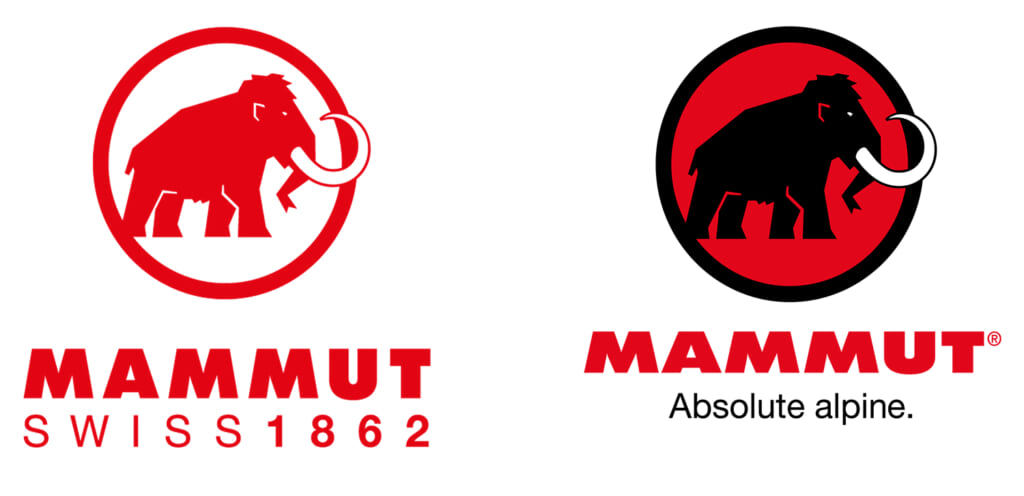 マムートの新・旧ロゴ