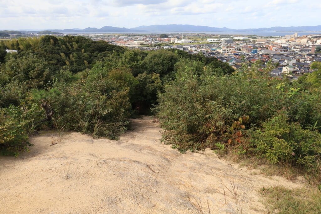 日本台／直登する登山道