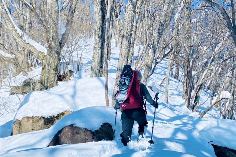 谷川岳の雪山登山スクール