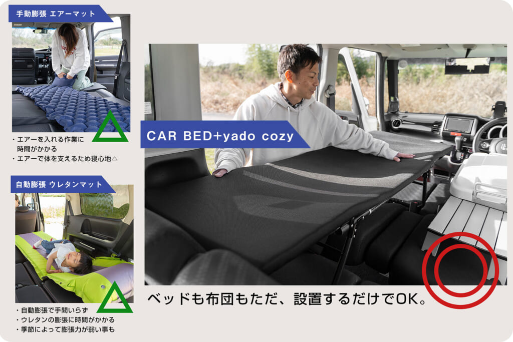 yadocariのCAR BED