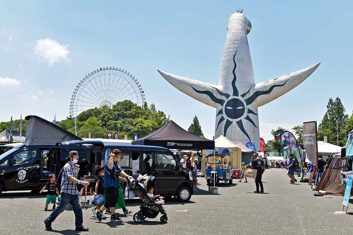 キャンピングカー＆アウトドアビークルが大集結！ 「MOTOR CAMP EXPO 2024」が万博記念公園で開催【2024年6月15日・16日】