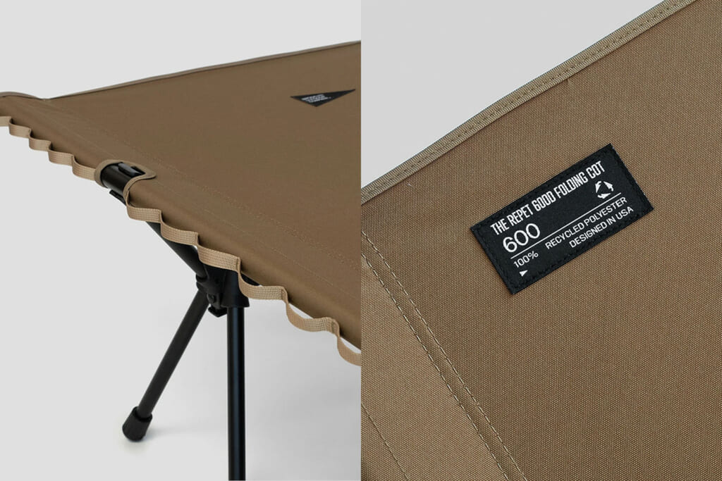 BOCのThe RePET 600D Tactical Folding Cot