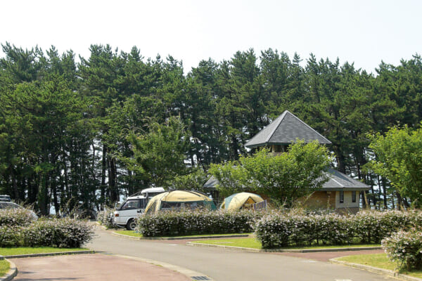 秋田県八峰町の御所の台オートキャンプ場