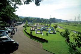 栃木県那須郡那珂川町のゆりがねの湯 まほろばキャンプ場