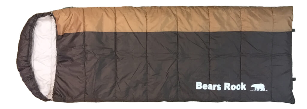 ベアーズロックの封筒型寝袋−6℃