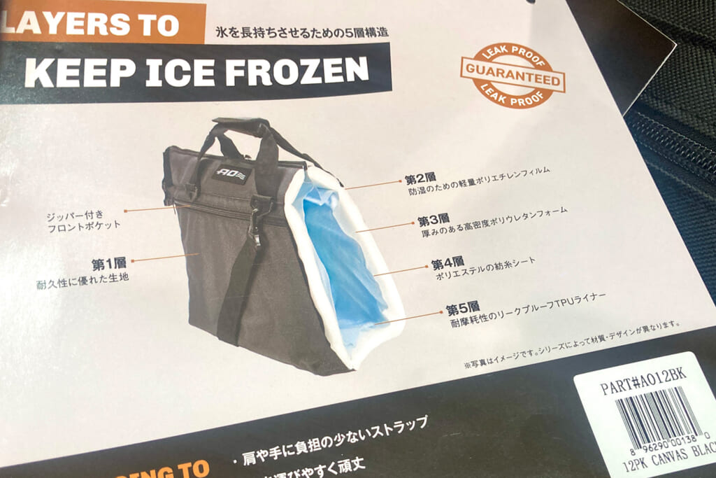 AOクーラーの5層構造