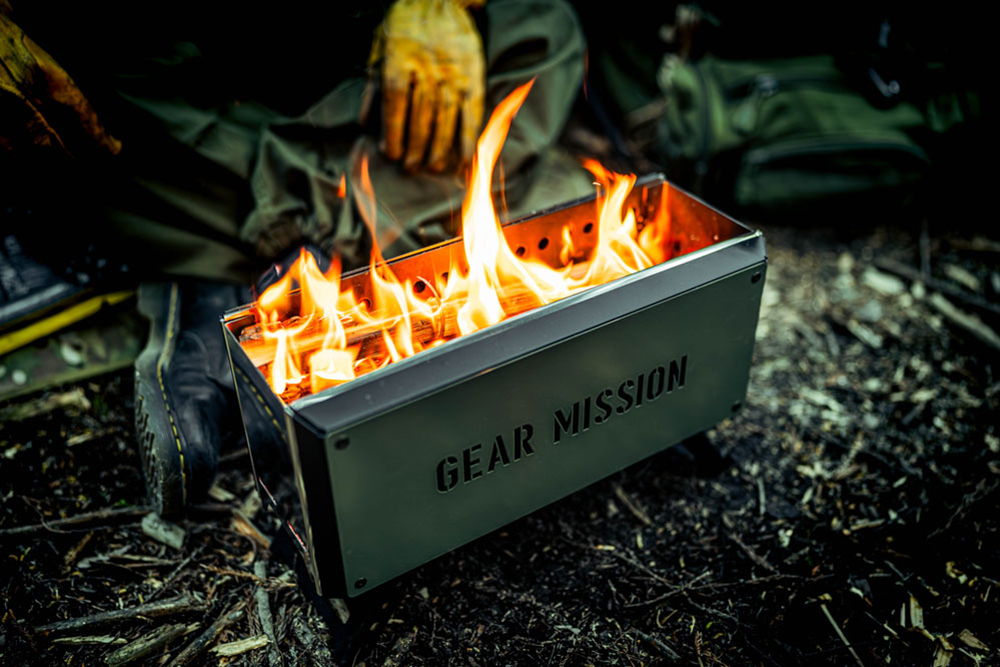 GEAR MISSIONの二次燃焼焚火台