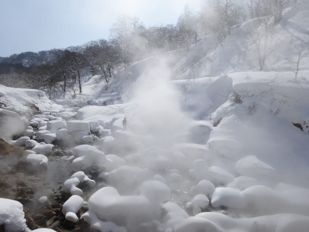 たつ子の湯を目指す道中