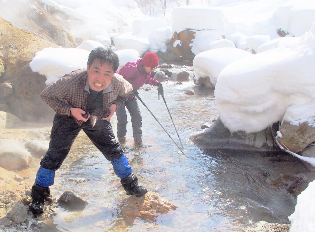 たつ子の湯を目指す道中