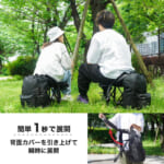 【画像】展開＆収納がたった１秒！　リュックから自動で組み上がる、イス内蔵のバックパックが奇想天外 〜 画像1