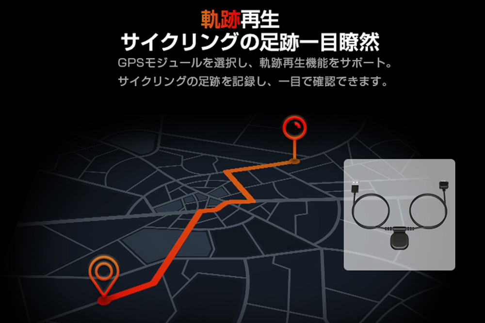 AKEEYOのバイク用ドライブレコーダー