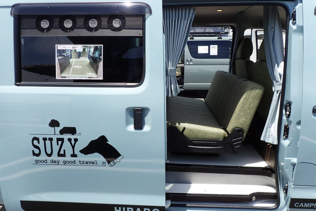 平野オートボディのキャンピングカーSUZY
