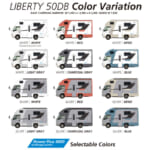 【画像】悩ましかった駐車場問題を解決！　アネックスのキャブコン「LIBERTY50DBホワイト＆ベージュ」がデビュー 〜 画像1