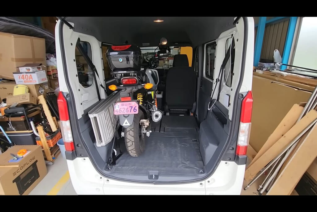 N-VANにグロムを車載
