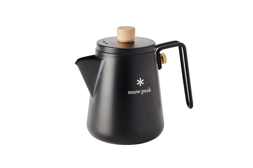 コーヒー愛好家にこそ使ってほしい！ Snow Peakファンなら押さえたい「フィールドバリスタケトル ブラックOnline Edition」が新発売  | soto lover - ソトラバ